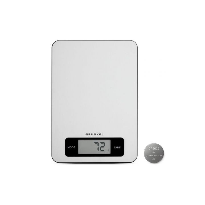 Báscula de Cocina Electrónica Grunkel BC-COOKXT/ hasta 5kg/ Plata