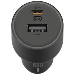 Cargador de Coche Xiaomi 67W USB-A Tipo-C/ 1xUSB-A/ 1xUSB Tipo-C/ 67W