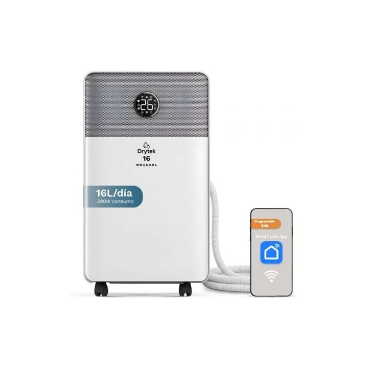 Deshumidificador Grunkel DH-16DT/ Depósito 2L