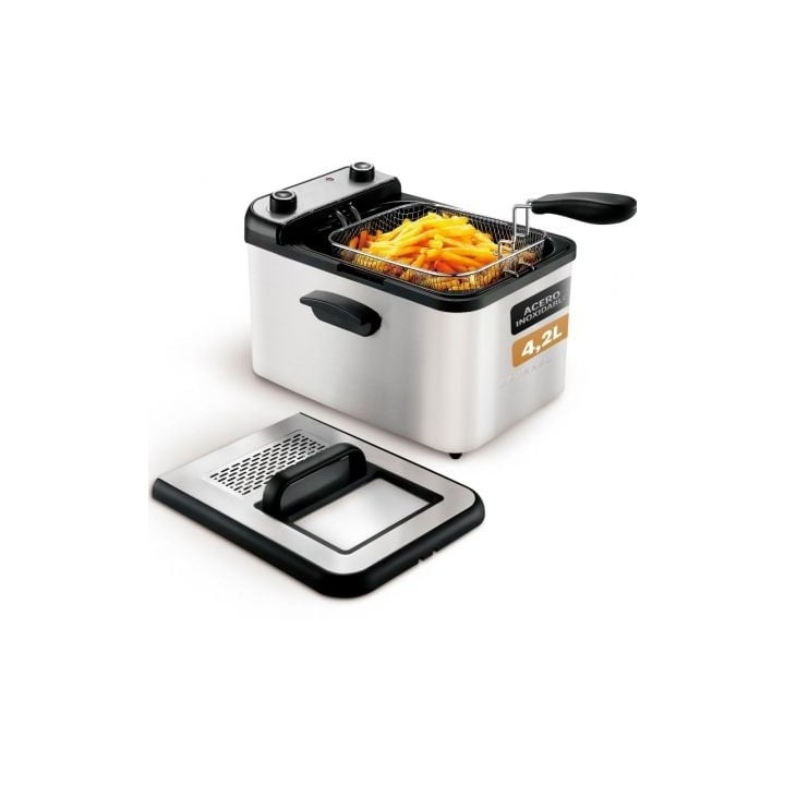 Freidora Grunkel Maxi Fry Pro/ 3000W/ Capacidad 4.2L
