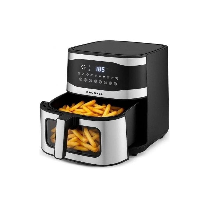 Freidora por Aire Airfryer / Sin Aceite Grunkel Maxisteelfryer/ 2200W/ Capacidad 9L