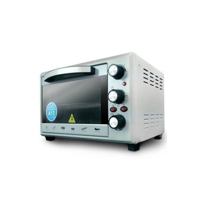 Horno de Sobremesa Grunkel HR-28SILVER/ 1600W/ Capacidad 28L/ Plata