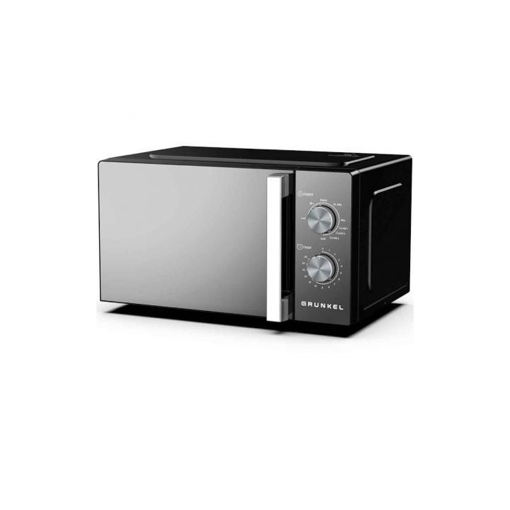Microondas Grunkel MWG-20ESPEJO/ 800W/ Capacidad 20L/ Función Grill/ Negro