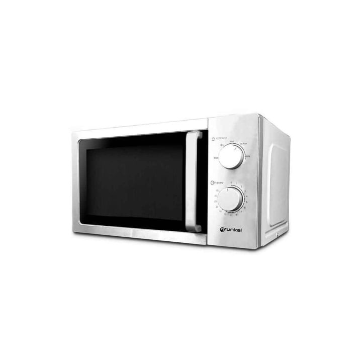 Microondas Grunkel MWG-20INOX/ 700W/ Capacidad 20L/ Funcion Grill/ Plata