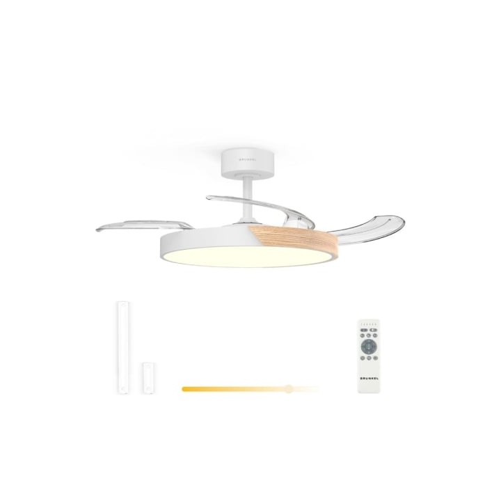 Ventilador de Techo Grunkel SKYDUAL42/ 30W/ 4 Aspas 106cm/ 6 Velocidades