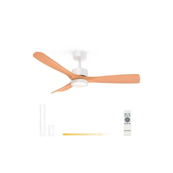 Ventilador de Techo Grunkel SKYSTYLE52/ 35W/ 3 Aspas 132cm/ 6 Velocidades
