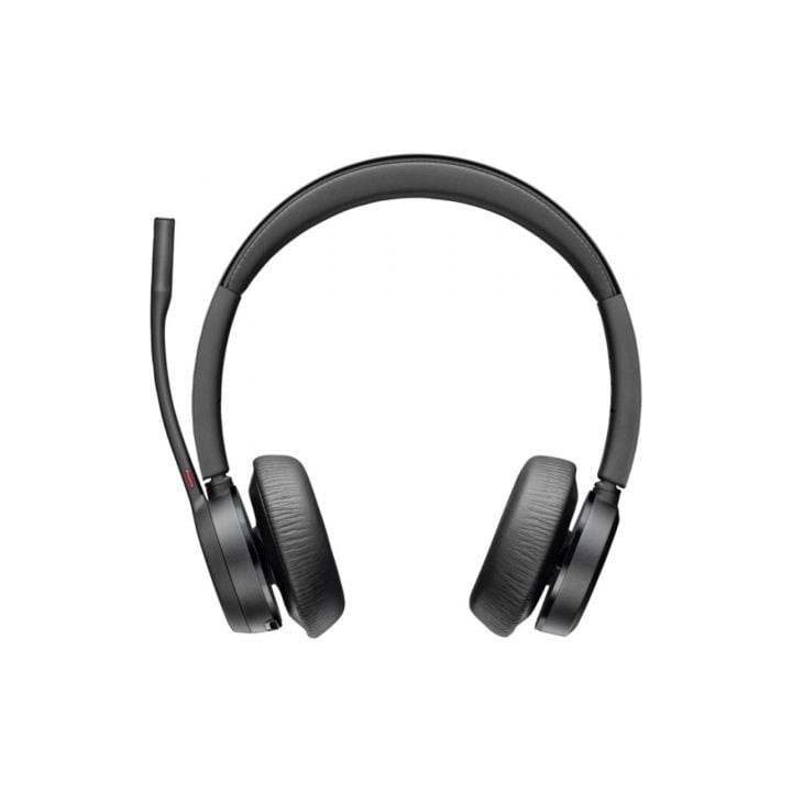 Auriculares Inalámbricos Poly Voyager 4320 para Microsoft Teams + Adaptador BT700/ con Micrófono/ Bluetooth/ Negros