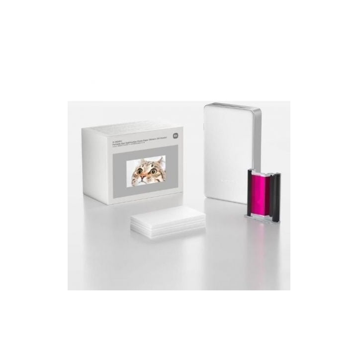 Papel Fotográfico para Sublimación Xiaomi Portable Dye-Sublimation Photo Paper Stickers/ 5 x 7.6cm/ 50 Hojas
