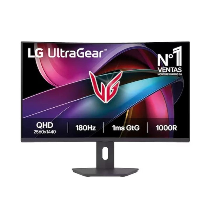 LG 32G600A-B Monitor32" QHD 180hz 2HDMI DP AA curv