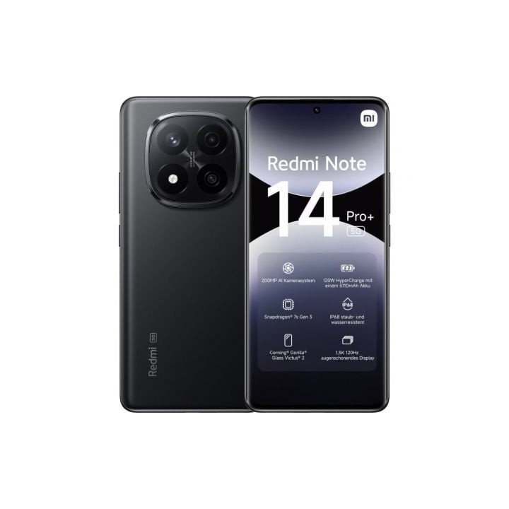 Smartphone Xiaomi Redmi Note 14 Pro+ 12GB/ 512GB/ 6.67"/ 5G/ Negro
