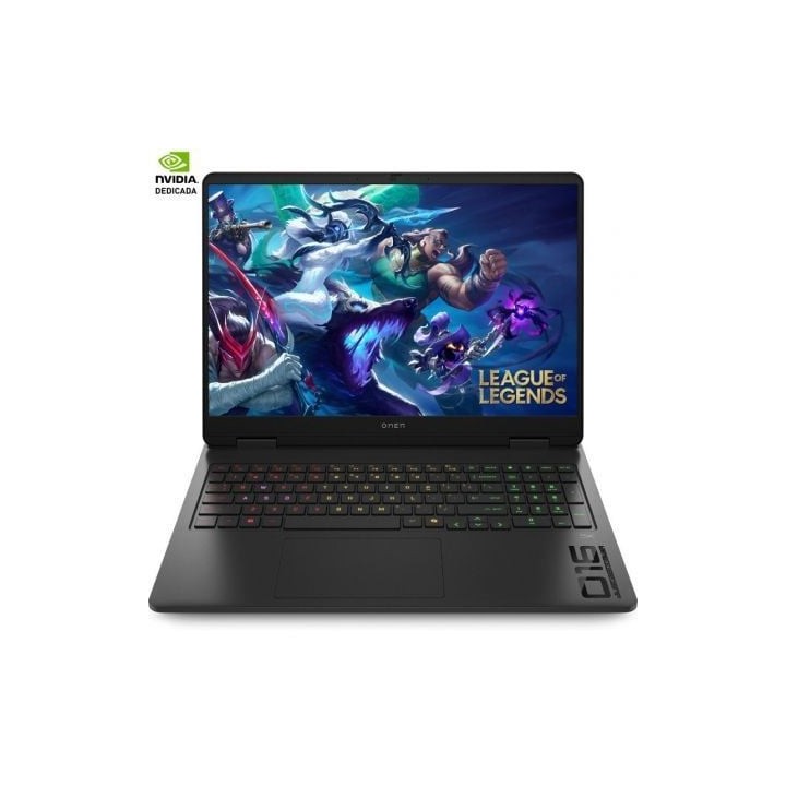 Portátil Gaming HP Omen 16-AM0036NS Intel Core Ultra 7-255H/ 32GB/ 1TB SSD/ GeForce RTX 5060/ 16"/ Sin Sistema Operativo