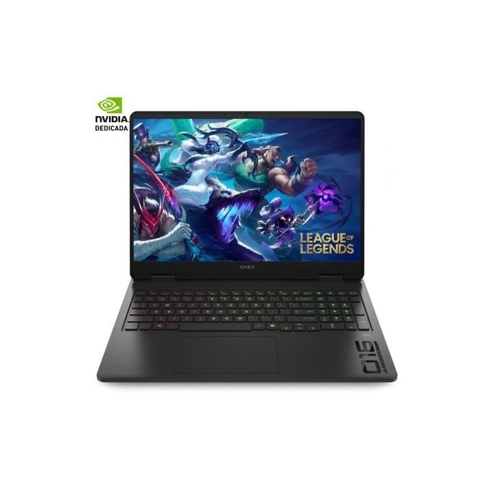 Portátil Gaming HP Omen 16-AN0012NS Intel Core Ultra 7-255H/ 32GB/ 1TB SSD/ GeForce RTX 5070/ 16"/ Sin Sistema Operativo
