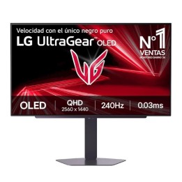Monitor Gaming LG UltraGear 27GX704A-B 27"/ QHD/ 0.03ms/ 240Hz/ OLED/ Regulable en altura/ Negro