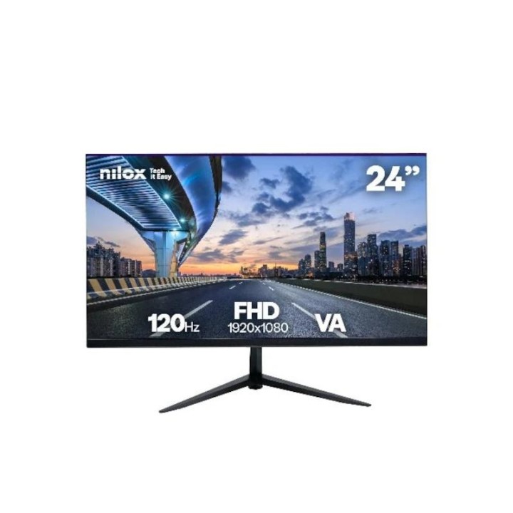 NILOX NXM24FHD1205 Monitor 24" VA 120 HZ VGA HDMI