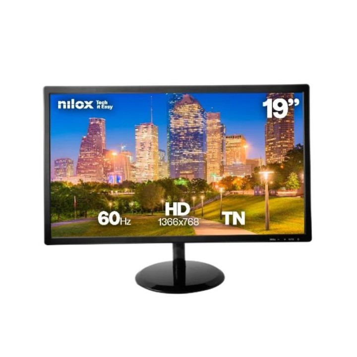 Nilox NXM19FHD22 Monitor 19" 60Hz VGA HDMI