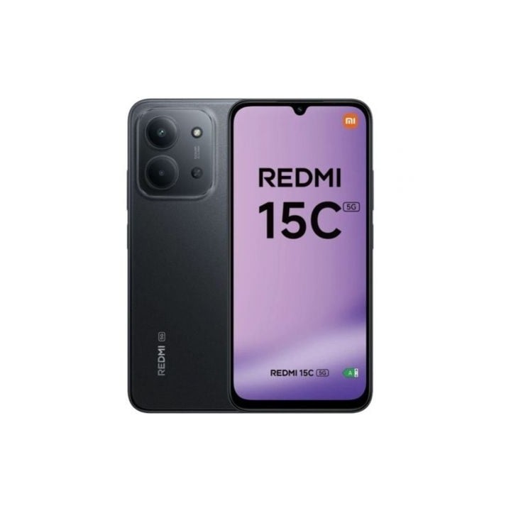 Smartphone Xiaomi Redmi 15C 4GB/ 256GB/ 6.9"/ 5G/ Negro