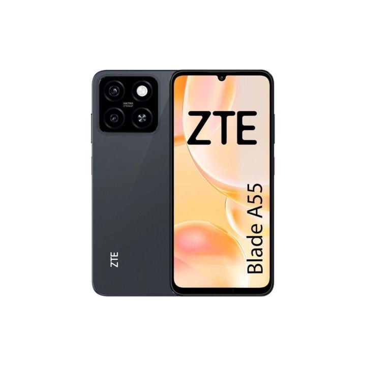 Smartphone ZTE Blade A55 4GB/ 128GB/ 6.75"/ Negro