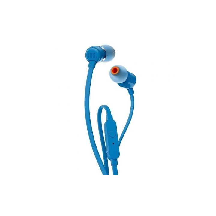 Auriculares Intrauditivos JBL Tune 110/ con Micrófono/ Jack 3.5/ Azules