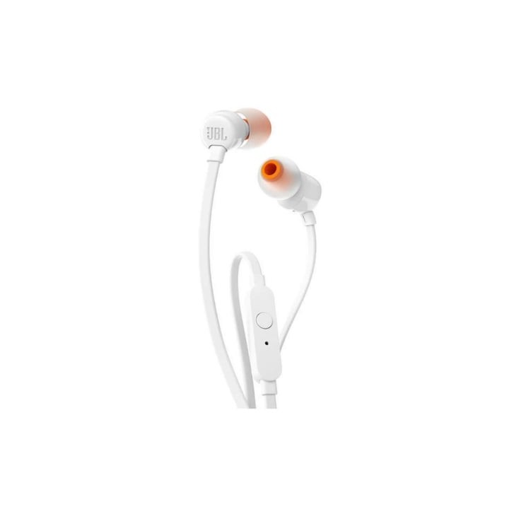 Auriculares Intrauditivos JBL Tune 110/ con Micrófono/ Jack 3.5/ Blancos