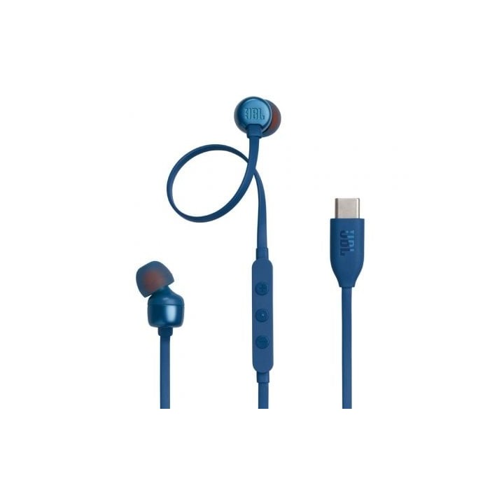 Auriculares Intrauditivos JBL Tune 310C/ con Micrófono/ Azules