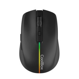 Coolbox Gaming Ratón W01 1600DPI Inalámbrico Negr