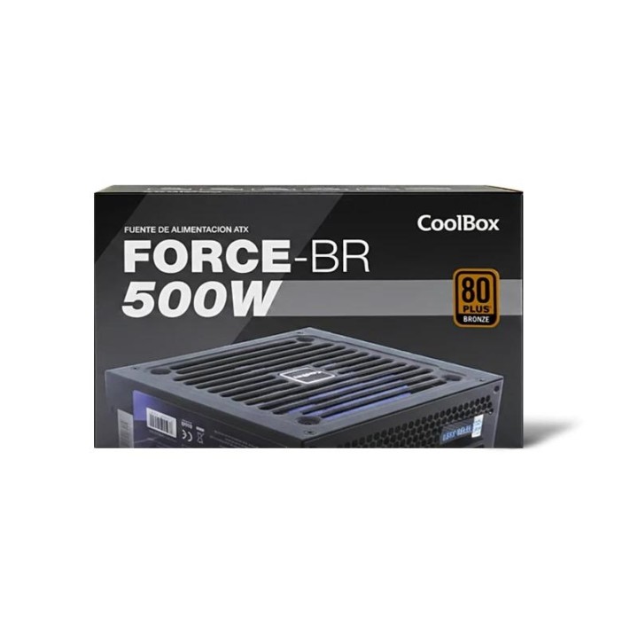 CoolBox Fuente AL. ATX FORCE-BR500 BRONZE Retail