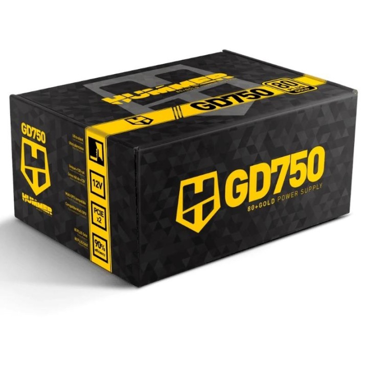 Fuente de Alimentación Nox Hummer GDM/ 750W/ Ventilador 12cm/ ATX 3.1/ PCIe 5.1/ 80 Plus Gold