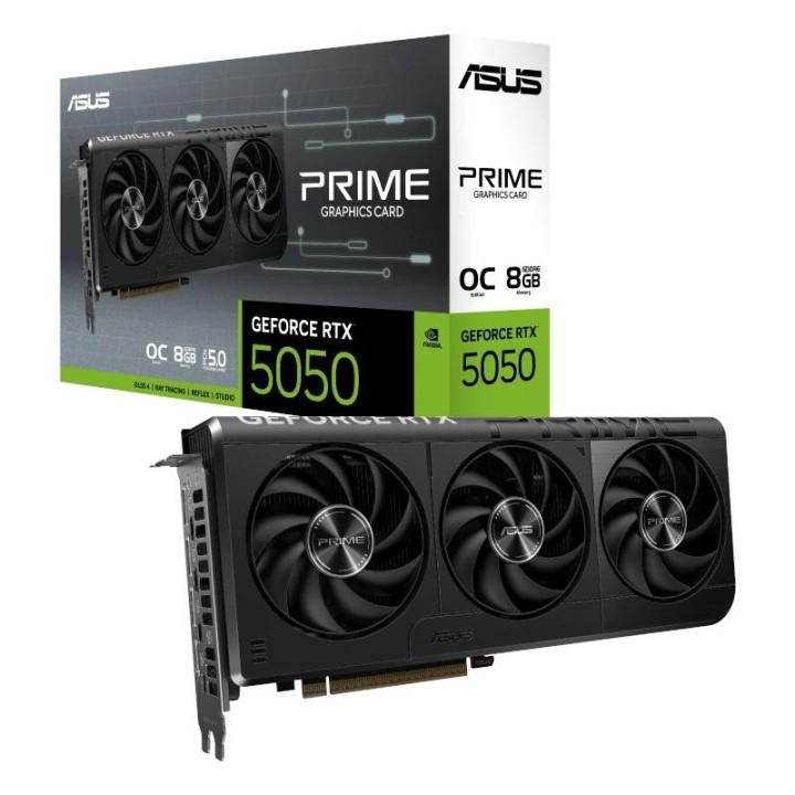 Tarjeta Gráfica Asus Prime GeForce RTX 5050 OC Edition/ 8GB GDDR6