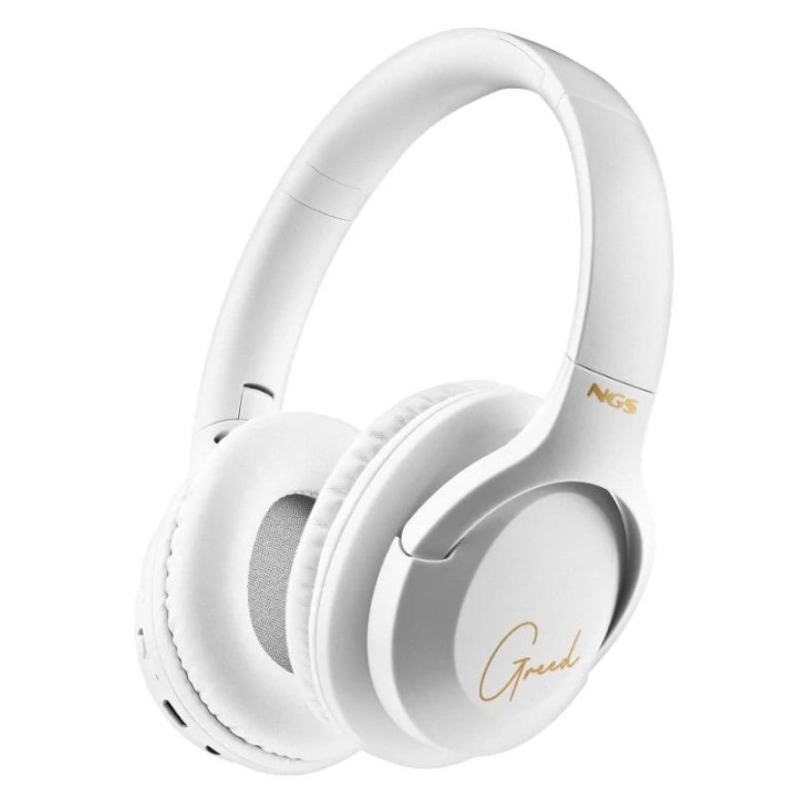 Auriculares Inalámbricos NGS Artica Greed/ con Micrófono/ Bluetooth/ Blancos