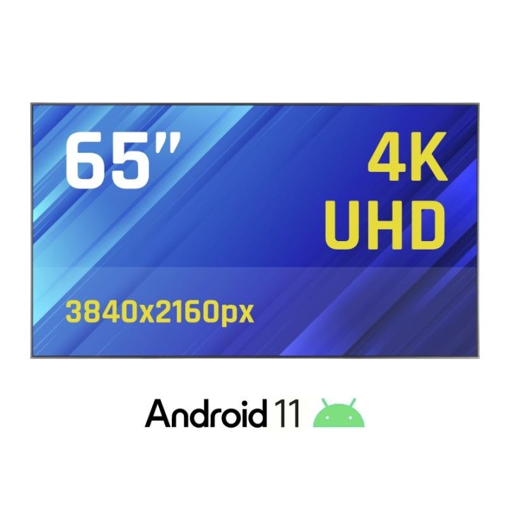 iggual Pantalla señalización 4K 65" Alto Brillo