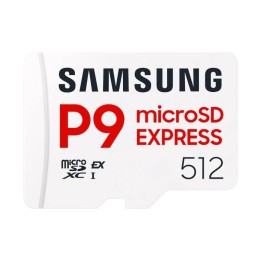 Tarjeta de Memoria Samsung P9 Express 512GB microSD XC/ Clase 10/ 800MBs