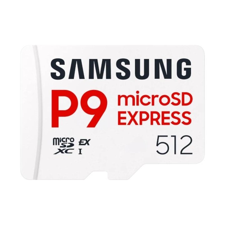 Tarjeta de Memoria Samsung P9 Express 512GB microSD XC/ Clase 10/ 800MBs