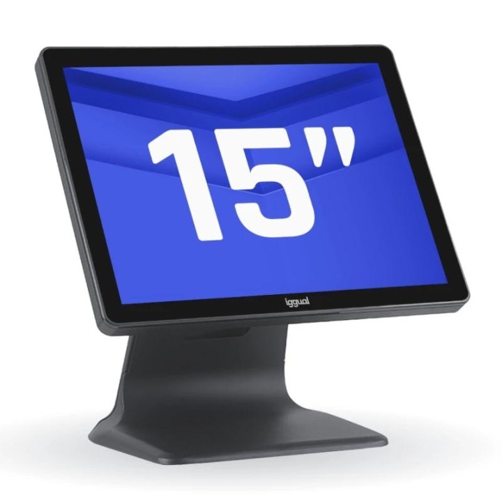 iggual TPV AIO 15" N100 4GB+128GB 6USB WiFi no SO