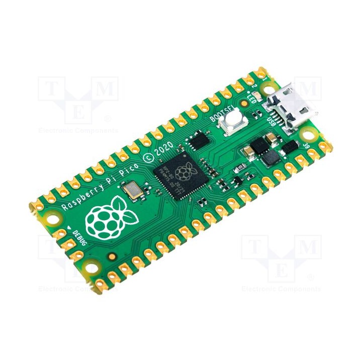 Acessórios: disco prototípico Raspberry Pi PICO Cortex M0+