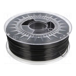 Filamento: PET-G Ø: 1,75mm preta 220÷250°C 1kg