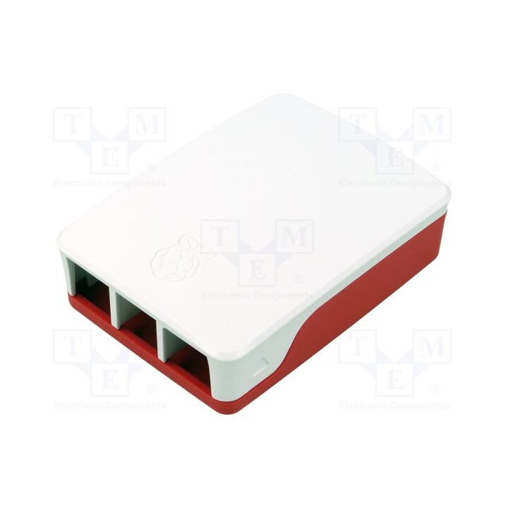 Caixa branca,vermelha Mat.caixa: ABS Raspberry Pi 4