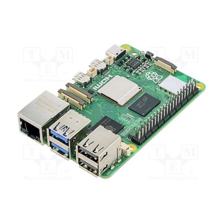 Computador monoplaca Raspberry Pi 5 2,4GHz BCM2712 1GBRAM