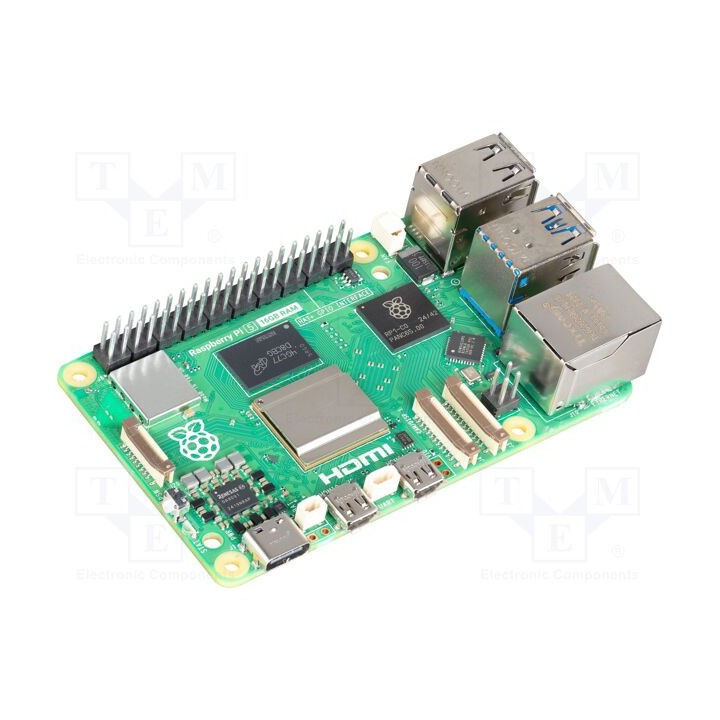 Computador monoplaca Raspberry Pi 5 2,4GHz BCM2712 16GBRAM