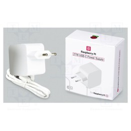 Alimentador branca 1,2m 100÷240VAC 5A Sai: USB C 5,1VDC 27W