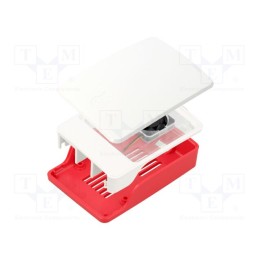 Caixa branca,vermelha Mat.caixa: ABS Raspberry Pi 5
