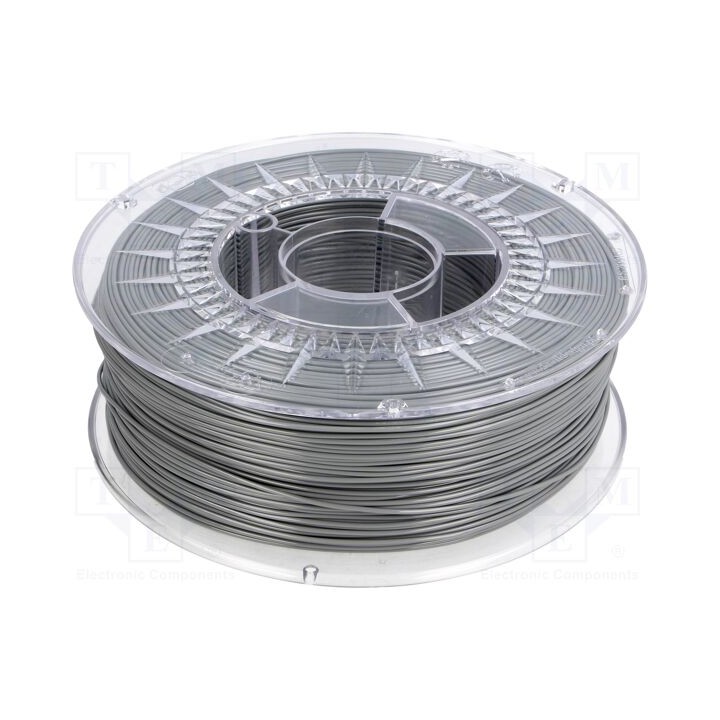Filamento: PET-G Ø: 1,75mm cinzenta 220÷250°C 1kg
