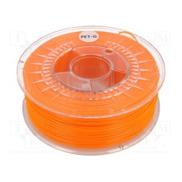 Filamento: PET-G Ø: 1,75mm cor de laranja (claro) 220÷250°C