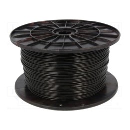 Filamento: PLA Ø: 1,75mm preta 200÷235°C 1kg