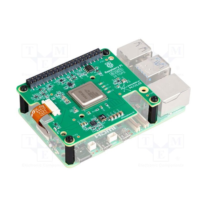 Placa de expansão Comp: Hailo 8L accelerator 56,7x65,1x5,5mm