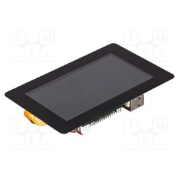 Monitor 143,5x92x10,5mm Cor: preta Interface: 24bit RGB 85° 5"