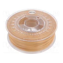 Filamento: PET-G Ø: 1,75mm bege 220÷250°C 1kg