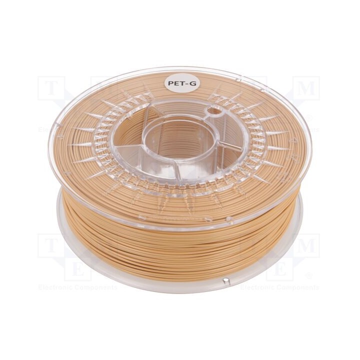 Filamento: PET-G Ø: 1,75mm bege 220÷250°C 1kg