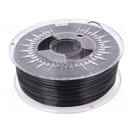 Filamento: PET-G Ø: 1,75mm galaxy black 220÷250°C 1kg