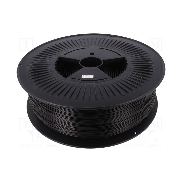 Filamento: PET-G Ø: 1,75mm preta 220÷250°C 5kg