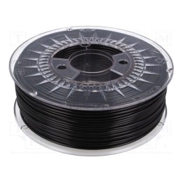 Filamento: PLA Ø: 2,85mm preta 200÷235°C 1kg
